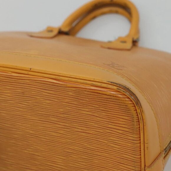 LOUIS VUITTON Epi Alma Hand Bag Yellow M52149 LV Auth 116021 - Picture 13 of 16